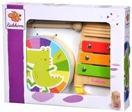 Eichhorn - Musik Set mit Handtrommel und Xylophon inkl. Ratsche, 3 teilig, aus