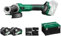 HIKOKI Akku Winkelschleifer, G3613DVEWQZ, (36V (2,5 Ah) Li-ion) 0-10000 min-1/min