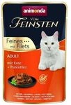 animonda vom Feinsten mit Filets, Katzenfutter nass mit Ente + Putenfilet, 18 animonda vom Feinsten mit Filets, Katzenfutter nass mit Ente + Putenfilet, 18