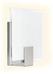 Brilliant Sonian Wandleuchte quadratisch Wandlampe mit E14 Fassung in Eisen/Wei&szlig;
