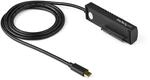 StarTech.com SATA hard drive adapter, Schwarz, USB C | 2.5"/3.5"