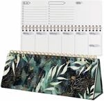 SIGEL JP103 Wochenplaner undatiert, Tischkalender ohne Datum, 100 g/m&sup2;,...