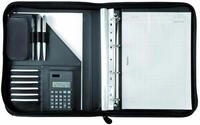 Alassio 30104 Ringbuchmappe A4 Porto, Tagungsmappe aus FINEtouch-Lederimitat,