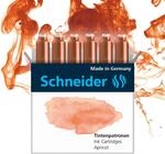 Schneider Pastell Tintenpatrone (Standard Patronen f&uuml;r F&uuml;ller) Apricot, 6...