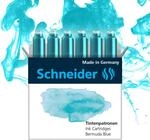 Schneider 166134 Pastell Tintenpatrone (Standard Patronen f&uuml;r F&uuml;ller) Bermuda...