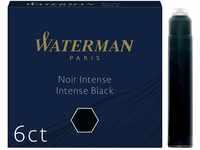 Waterman Füller-Tintenpatronen | International Standardgröße | Intense Black...
