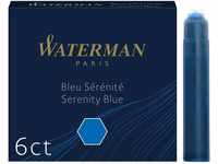 Waterman Füller-Tintenpatronen | International Standardgröße | Serenity Blue...
