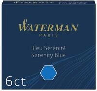 Waterman F&uuml;ller-Tintenpatronen | International Standardgr&ouml;&szlig;e | Serenity Blue...