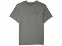 Nike Herren Df Uv Hyverse Ss T-Shirt, Obsidian/Htr/Black, XL