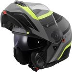 LS2, Modularer Motorradhelm STROBE II MONZA Matt Black H-V Yellow, S
