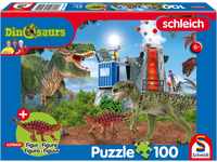 Schmidt Spiele 56462 Dinosaurs, Dinosaurier der Urzeit, 100 Teile, mit Add-on...