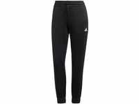 adidas Damen Linear Trainingsanzug, schwarz/weiß, 42