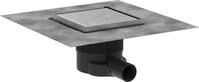 hansgrohe 56251800 RainDrain Brilliance 150/150 r&uuml;ckseitig befliesbar Edelstahl