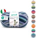 Gr&uuml;ndl Wolle Hot Socks Madena 4-fach - Sockenwolle f&uuml;r 1 Paar Socken - Sockengarn -
