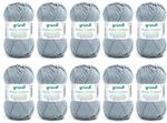 Gr&uuml;ndl Baby Cotton Wolle zum Stricken und H&auml;keln, Babywolle aus 50% Baumwolle, 50%