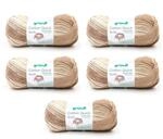 Gr&uuml;ndl Wolle Cotton Quick Batik - d&uuml;nne Wolle zum H&auml;keln mit Farbverlauf -
