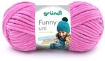 Gr&uuml;ndl Wolle Funny uni - dicke weiche Chenille Wolle zum H&auml;keln - H&auml;kelwolle -