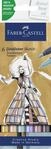 FABER-CASTELL - Goldfaber Sketch Marker Fashion, 6 Farben | Schnell trocknende
