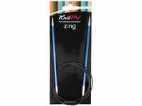 KnitPro International Rundstricknadel ZING 4,00 mm saphir 120 cm