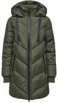 JDY Damen Steppjacke JDYSkylar Padded gesteppter Parka mit Kapuze 15207784 Forest