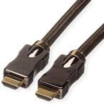 ROLINE 4K HDMI Ultra HD Kabel mit Ethernet, ST/ST, schwarz, 5 m