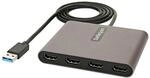 StarTech USB-A 3.0 auf 4x HDMI Adapter f&uuml;r Windows, Quad HDMI USB Bildschirm