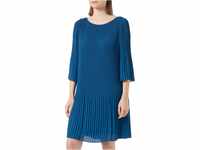 s.Oliver BLACK LABEL Damen Plissee Kleid kurz Blue Green 36