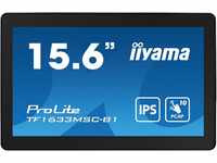 iiyama Prolite TF1633MSC-B1 39,5cm 15,6" IPS LED-Monitor Full-HD Open Fram 10...