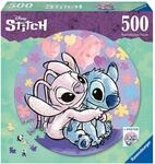 Ravensburger Puzzle 17581 - Stitch - 500 Teile Rundpuzzle f&uuml;r Erwachsene und...