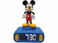 Lexibook RL800MCH Nightlight Alarm Clock Wecker, Disney, Mickey...