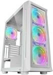 Mars Gaming MC-NEO Wei&szlig;, XXL E-ATX Gaming Tower, Geh&auml;rtetes Glas Seiten und