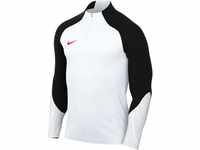 Nike Herren Dril Sweatshirt, White/Black/Bright Crimson, XL