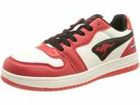 KangaROOS Unisex K-Watch Board Sneaker, Fiery red/White, 38 EU