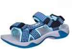 CMP - Kids Hamal Hiking Sandal, Unisex, Deep Lake-Pink Fluo, 36