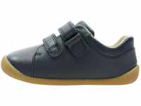 Clarks Jungen Roamer Craft T Sneaker Niedrig, Blau (Navy Leather), 19 EU