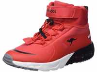 KangaROOS Unisex Kinder Kx-hydro Sneaker, Fiery Red Jet Black, 26 EU