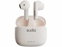 Sudio A1 Snow White, Ohrhörer mit Bluetooth, Touch Control mit kompakter...