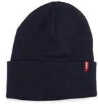 Levi's Unisex New Slouchy Beanie W Red Tab Detail Strickm&uuml;tze, Blau (Blue), One size