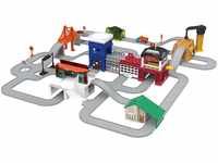 Driven Pocket 140 Teile Mini Set Stadtbau mit Gebäuden, Feuerwehr, Tunnel und...