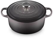 Le Creuset Signature Gusseisen-Br&auml;ter mit Deckel, &Oslash; 24 cm, Rund, F&uuml;r alle