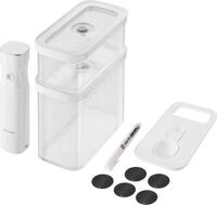 ZWILLING Fresh & Save Cube Vakuum Starter Set, Gr&ouml;&szlig;e M, 5-teiliges Aufbewahrungsset