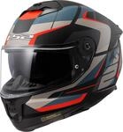 LS2, Integraler Motorradhelm STREAM II ROAD Matt Black Blue, XXXL