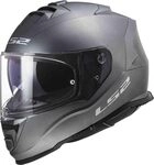 LS2, Integraler Motorradhelm STORM II SOLID Matt Titanium, XXL