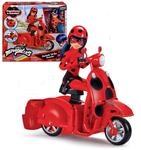 Bandai - Miraculous Ladybug - Scooter Miraculous Switch'n go + Gelenkpuppe Ladybug