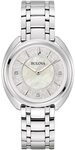 Bulova Damen Analog Quarz Uhr mit Edelstahl Armband 96P240