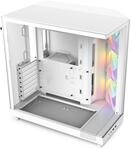 NZXT H6 Flow RGB , CC-H61FW-R1 , Kompaktes Mid, Tower Geh&auml;use mit zwei Kammern ,