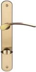 Alpertec 32740103 Amos-LS Messing br&uuml;niert f&uuml;r Badt&uuml;ren WC Dr&uuml;ckergarnitur