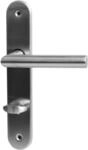 Alpertec 32854043 Edelstahl Martina-LS f&uuml;r Badt&uuml;ren WC Dr&uuml;ckergarnitur
