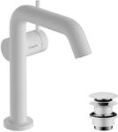 hansgrohe Tecturis S Fine - Waschtischarmatur mit Push-Open Ablauf, energiesparend