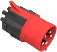 NRGkick Adapter 32A 5Pol, bis zu 22kW laden, f&uuml;r NRGkick Wallbox, rot, schwarz